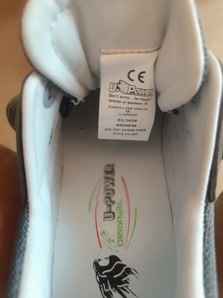 Zapatos de seguridad U-Power negros/grises