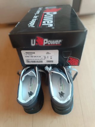Zapatos de seguridad U-Power negros/grises