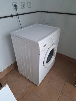 Lavadora whirpool blanca
