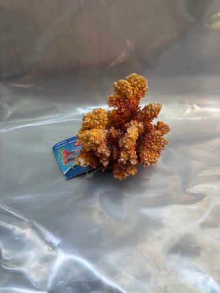 Decoración Coral Acuario Trixie Naranja