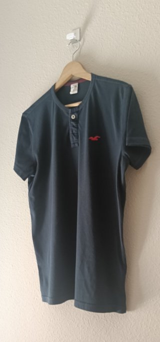 Camiseta Hollister Azul Marino Talla S
