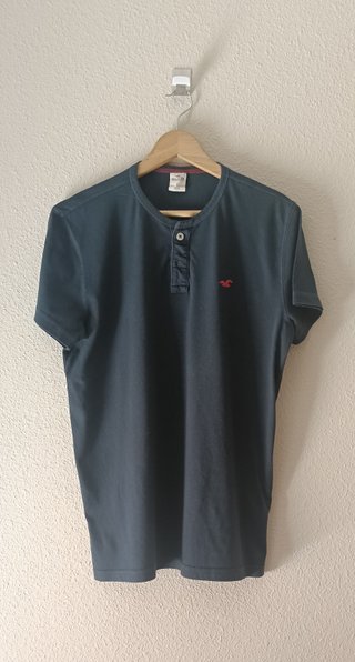 Camiseta Hollister Azul Marino Talla S