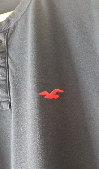 Camiseta Hollister Azul Marino Talla S