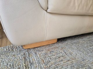 Sofá Natuzzi 3 plazas chaise longue piel