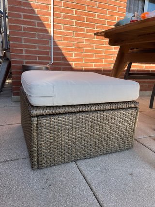 Puff/Reposapiés Exterior Beige Sollerön