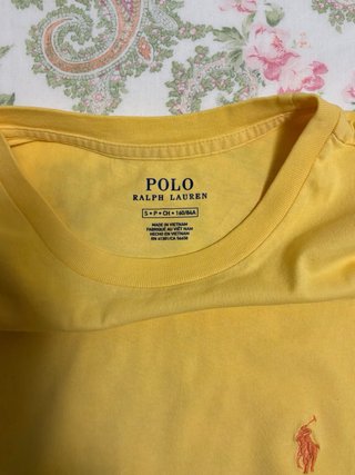 Maglietta Polo Ralph Lauren donna gialla