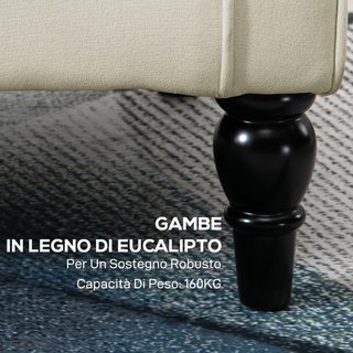 Poltrona da Salotto Imbottita in Velluto con Schie
