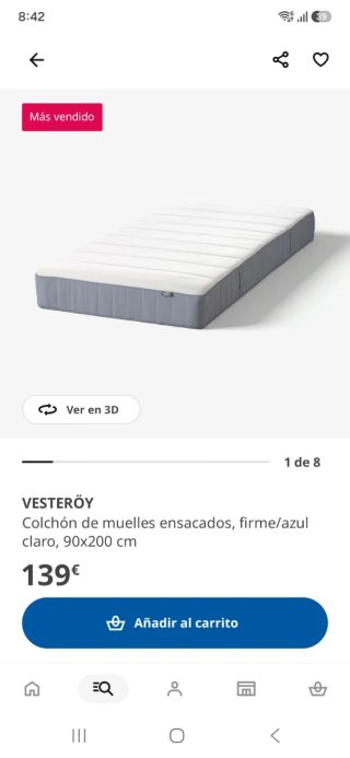 Cama Brimens 90x200