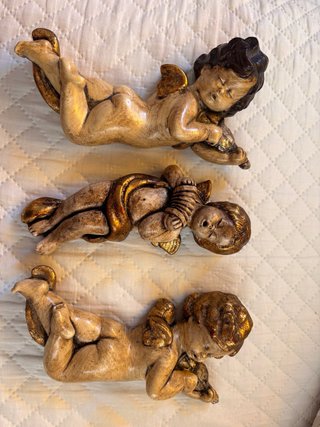 Conjunto 3 angelitos decorativos