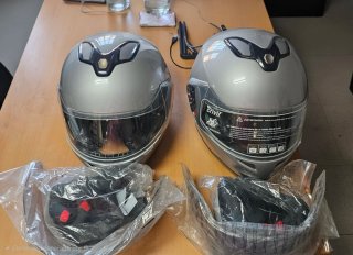 2 Cascos Moto Crivit S-MULTIX301 Nuevos