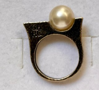 Conjunto CH Anillo y Pendientes Perla