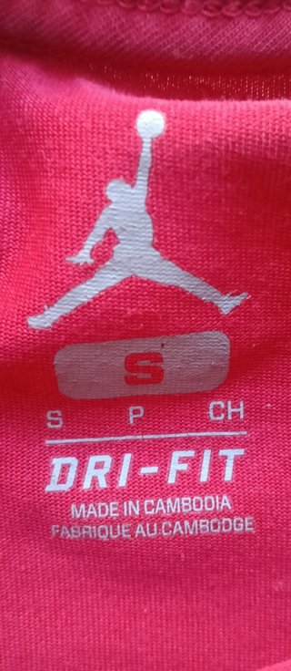 Camiseta Jordan Dri-FIT Roja Talla S