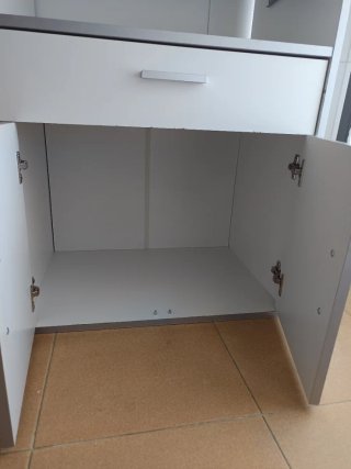 Mueble auxiliar cocina blanco
