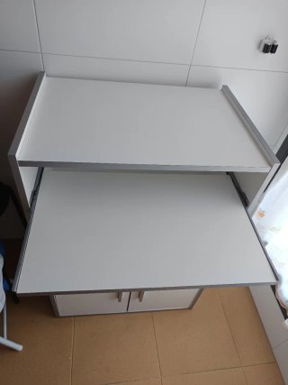 Mueble auxiliar cocina blanco