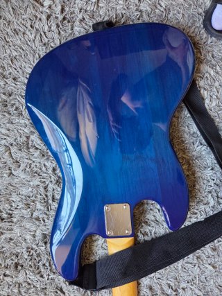 Bajo Eléctrico Azul Tipo Jazz Bass