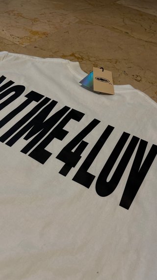 Camiseta Corteiz No Time 4luv Blanca