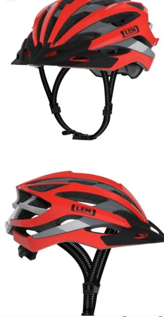 Casco Marca LEM Gavia Rojo Talla M