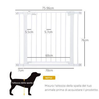 Cancelletto per Cani con Meccanismo Intelligente,