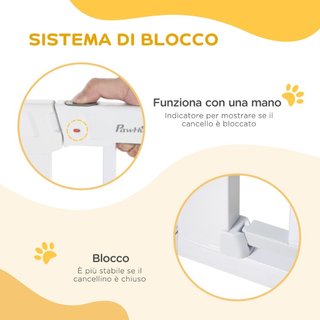 Cancelletto per Cani con Meccanismo Intelligente,