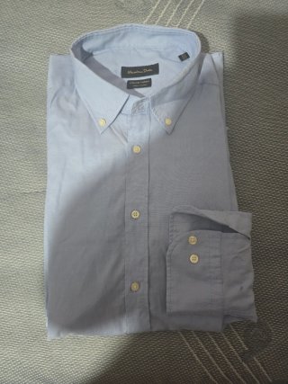 Camisa Massimo Dutti Azul Talla XXL