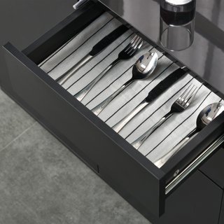 Mobiletto Multiuso per Casa e Ufficio con 2 Casset