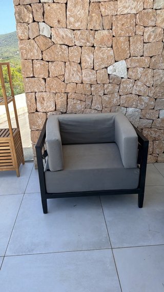 Conjunto Muebles Terraza Madera y Metal