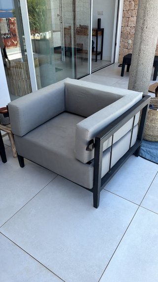 Conjunto Muebles Terraza Madera y Metal