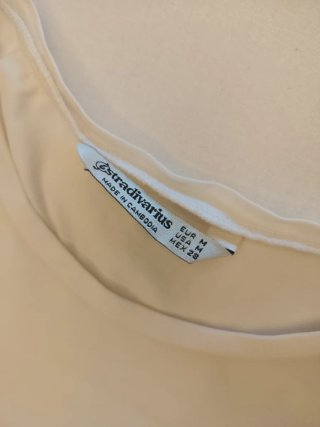 Vestito premaman bianco taglia unica