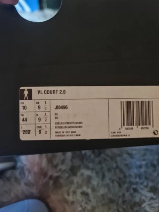 Zapatillas Adidas Azul y Blanco