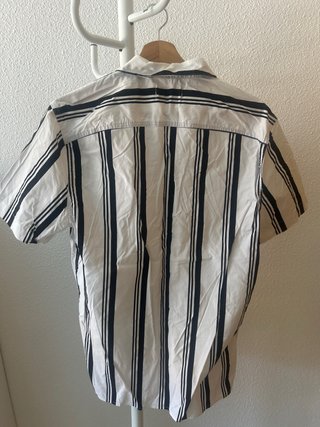 Camisa Hollister Rayas Negras Talla M