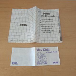 Caja Original Sega Master System II regular estado