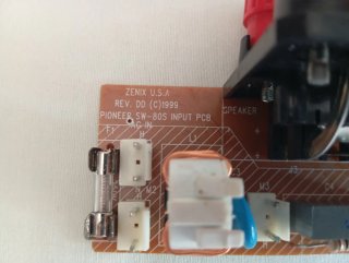 Placa Conexiones Pioneer SW-80S Original