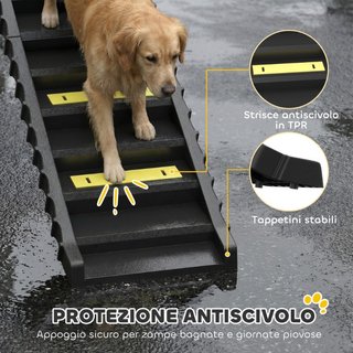 Escalera para perros plegable para auto y letti a