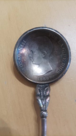 Cuchara Plata Ley Alfonso XIII 1881