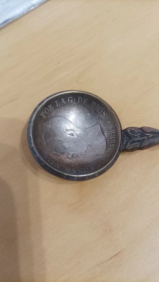 Cuchara Plata Ley Alfonso XIII 1881