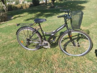 Bicicleta Paseo Mujer Urbana Negra
