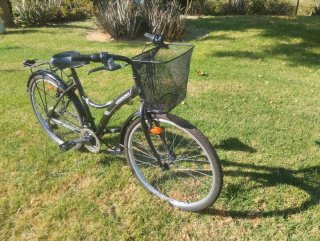Bicicleta Paseo Mujer Urbana Negra
