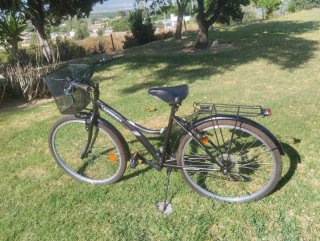Bicicleta Paseo Mujer Urbana Negra