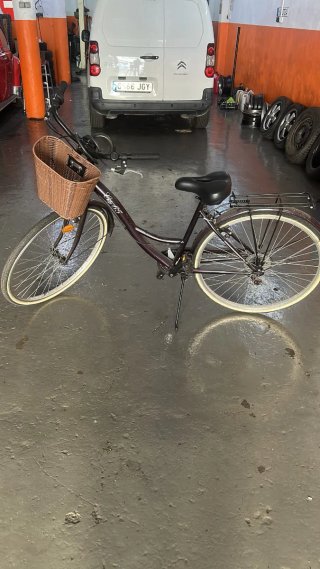 Bicicleta Paseo Mujer Cesta Nueva