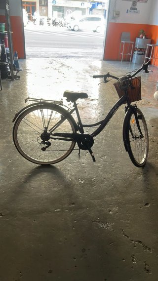 Bicicleta Paseo Mujer Cesta Nueva