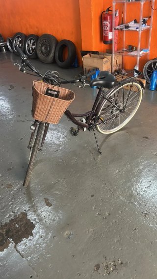 Bicicleta Paseo Mujer Cesta Nueva