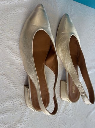 Scarpe Slingback Melluso Donna Oro