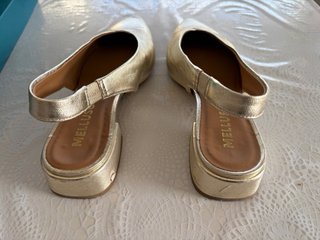 Scarpe Slingback Melluso Donna Oro