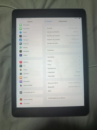 Apple iPad 5ta Generación Plata
