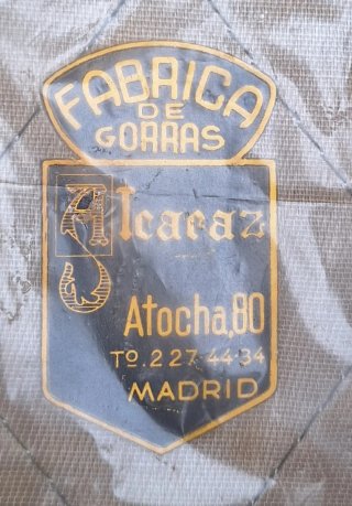 Antigua Gorra Conductor Tren Ferrocarril Tranvía