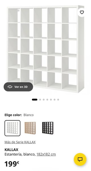 URGE VENTA!! Estantería IKEA KALLAX 182x182 cm