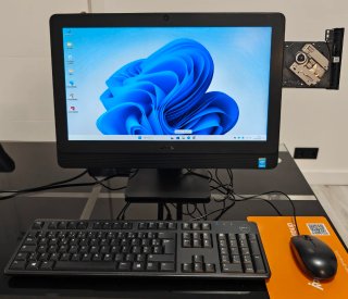 PC DELL ALL IN ONE 20" Intel i3 8GB RAM 240 GB SSD