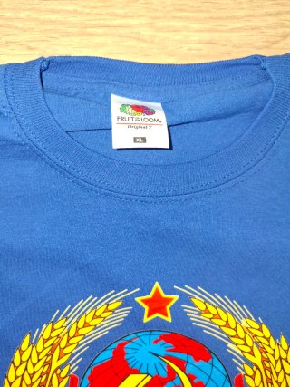 Camiseta Azul Escudo URSS Talla XL - New