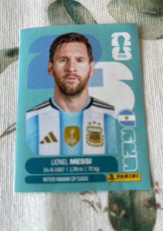 Cromo Messi Mundial 2026 FIFA Panini