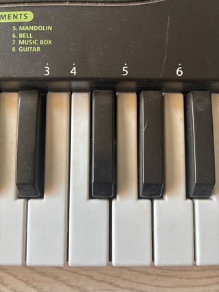 Teclado musical infantil 37 teclas